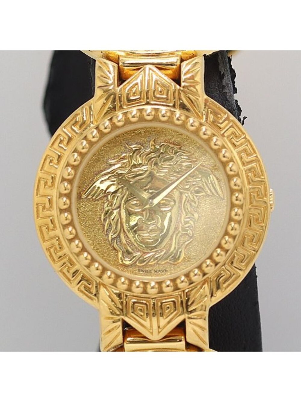 Versace Coin Watch Gold Dial